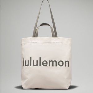 lululemon double handle canvas tote bag 17L